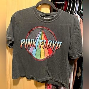 Pink Floyd ⚡️ cropped graphic tee